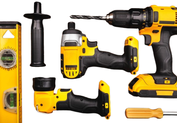 construction carpentry tools electric corded circular saw cordless drill background min removebg preview